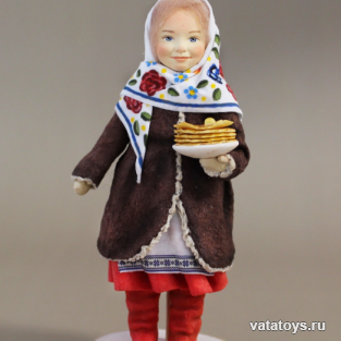 Девочка с блинами