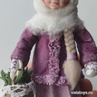 Девочка с подснежниками