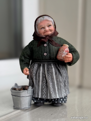 Бабушка с капусткой